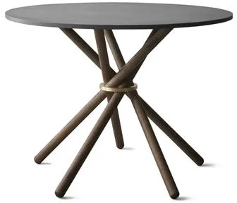 Eberhart Hector 105 Spisebord Mørk Beton/Mørk Egetræ